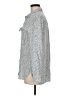 Gap 100% Rayon Polka Dots Gray Long Sleeve Blouse Size M - photo 5