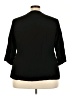 C.D. Daniels 100% Viscose Black 3/4 Sleeve Blouse Size 2X - photo 2