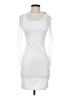 Topshop Solid White Cocktail Dress Size 4 - photo 1