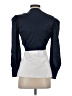 WAYF Blue 3/4 Sleeve Blouse Size S - photo 2