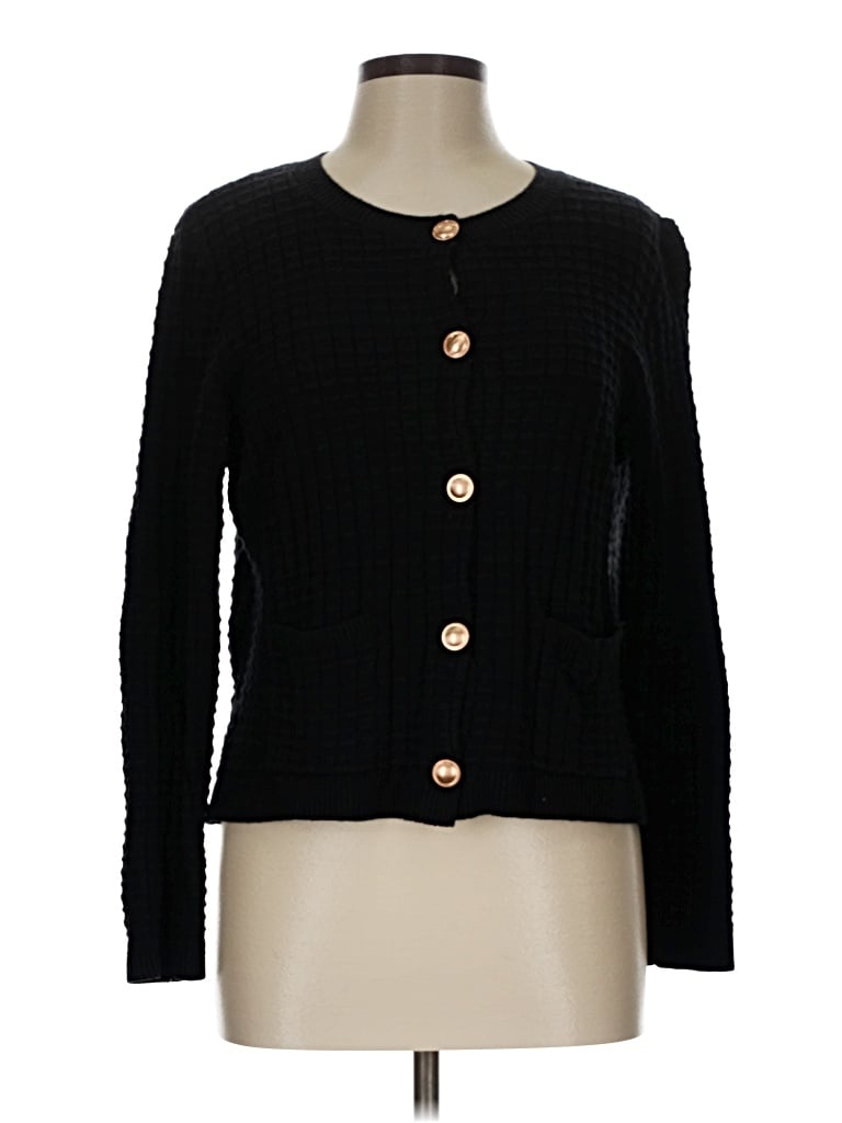 Pre-owned Ofeefan Cardigan Sweater In Black