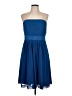 Max and Cleo 100% Polyester Solid Blue Cocktail Dress Size 12 - photo 1