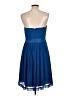 Max and Cleo 100% Polyester Solid Blue Cocktail Dress Size 12 - photo 2