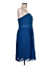 Max and Cleo 100% Polyester Solid Blue Cocktail Dress Size 12 - photo 4