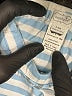 Mudpie Baby 100% Cotton Stripes Blue Track Pants Size 3-6 mo - photo 3