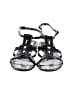Chanel 100% Patent Leather Black Sandals Size EU 38 - photo 2