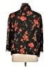 M.H.M. Melissa Harper Floral Black 3/4 Sleeve Blouse Size XL (estimated) - photo 2