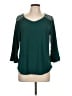Jaclyn Smith Teal 3/4 Sleeve Top Size L - photo 1