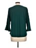 Jaclyn Smith Teal 3/4 Sleeve Top Size L - photo 2