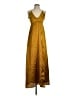 ASOS 100% Polyester Gold Casual Dress Size XXS - photo 1