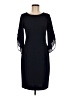 DKNY Solid Black Cocktail Dress Size 8 - photo 1