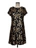 Jessica Simpson 100% Polyester Paisley Black Cocktail Dress Size 8 - photo 1