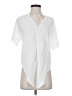 Max Studio White Short Sleeve Blouse Size XS - photo 1