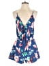 NLW 100% Pima Cotton Tropical Blue Romper Size S - photo 1