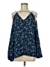 Crescent 100% Polyester Blue Sleeveless Blouse Size M - photo 1