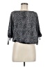 MICHAEL Michael Kors Gray 3/4 Sleeve Blouse Size M - photo 1