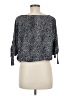 MICHAEL Michael Kors Gray 3/4 Sleeve Blouse Size M - photo 2