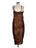 PrettyLittleThing 100% Polyester Animal Print Brown Cocktail Dress Size M - photo 2