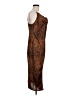 PrettyLittleThing 100% Polyester Animal Print Brown Cocktail Dress Size M - photo 4