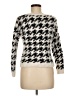 Takara Houndstooth Silver Pullover Sweater Size M - photo 2