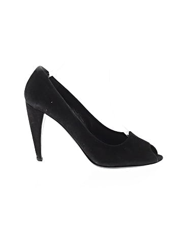 Prada Suede Peep Toe Pumps (view 1)