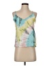 Spoon 100% Polyester Teal Tank Top Size S - photo 1