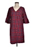 Draper James Plaid Red Casual Dress Size 8 - photo 1