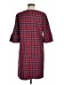 Draper James Plaid Red Casual Dress Size 8 - photo 2