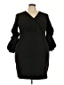 ELOQUII Solid Black Cocktail Dress Size 18 - photo 1