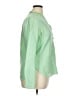 Aspesi 100% Linen Green Long Sleeve Blouse Size EU 46 / US 16 - photo 4