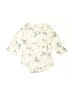 Shein Ivory Long Sleeve Onesie Size 0-3 mo - photo 1