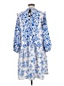 Tolani Print Blue Casual Dress Size M - photo 2