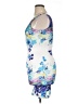 Gojane Graphic Blue Cocktail Dress Size L - photo 5