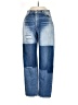 P_Jean Color Block Blue Jeans Size S (estimated) - photo 1