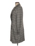Adrianna Papell Plaid Gray Coat Size M - photo 5