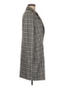 Adrianna Papell Plaid Gray Coat Size M - photo 4