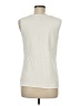 Alfani Floral Solid Ivory Sleeveless Top Size M - photo 2