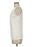 Alfani Floral Solid Ivory Sleeveless Top Size M - photo 5