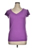 LOULOU Purple Short Sleeve Top Size XL - photo 1