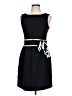 Taylor Black Cocktail Dress Size 10 - photo 1