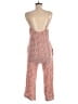 Mimi Chica 100% Rayon Paisley Orange Jumpsuit Size M - photo 2