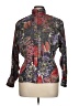 Tess Print Burgundy 3/4 Sleeve Blouse Size 14 - photo 1