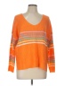 Assorted Brands Color Block Orange Pullover Sweater Size L - photo 1