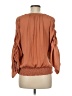 Catherine Malandrino 100% Polyester Orange Brown 3/4 Sleeve Blouse Size M - photo 2