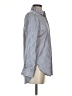 Timing Houndstooth Blue Long Sleeve Blouse Size S - photo 4