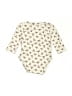 Carter's 100% Cotton Floral Ivory Long Sleeve Onesie Size Newborn - photo 2