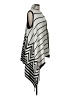 Merona Silver Ivory Poncho Size L - photo 4