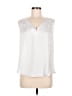 Kasper White Sleeveless Blouse Size M - photo 1