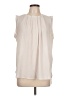 Joe Fresh Ivory Sleeveless Blouse Size L - photo 1