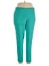Chaus Solid Teal Active Pants Size 14 - photo 1